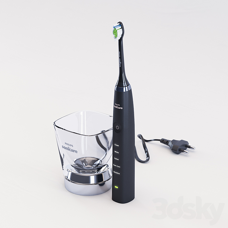 Electric toothbrush 3DS Max - thumbnail 1