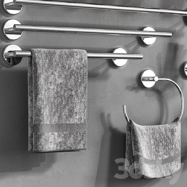 EROS bathroom accessories 3DS Max Model - thumbnail 4