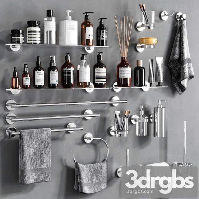 Eros Bathroom Accessories 3dsmax Download - thumbnail 1