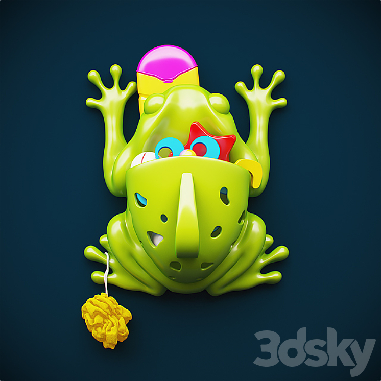 Frog Bath 3DS Max - thumbnail 1