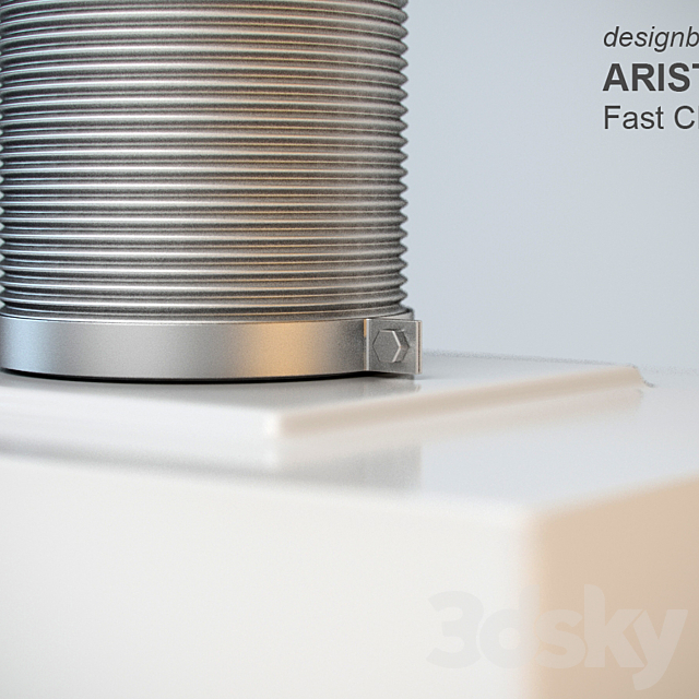Gas Water Heater Ariston Fast CF 3DSMax File - thumbnail 3