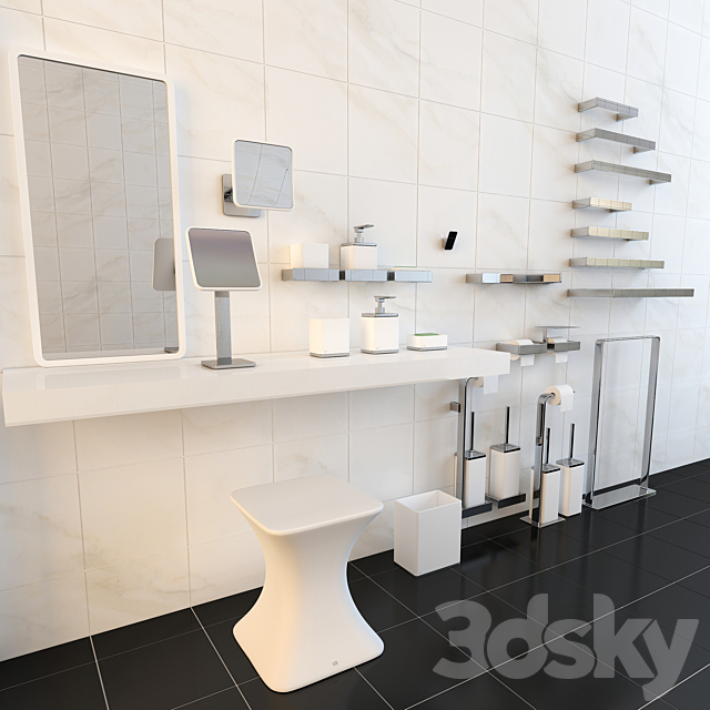 Gessi _ iSpa accessories 3DS Max Model - thumbnail 1