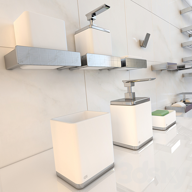 Gessi _ iSpa accessories 3DS Max Model - thumbnail 3