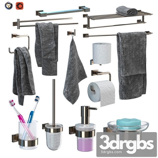 Grohe essentials cube accessory set (12 pcs) - thumbnail 1