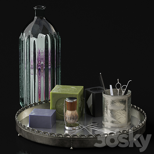 Grooming and beauty set 3ds Max - thumbnail 1