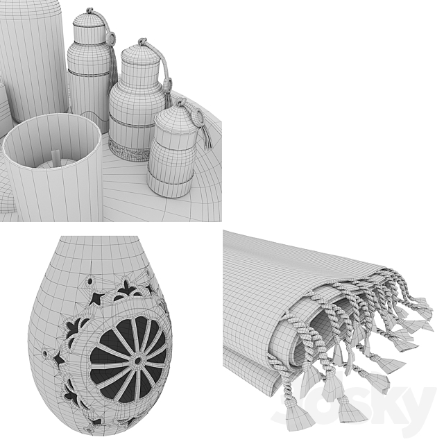 Hammam set 3DS Max Model - thumbnail 5