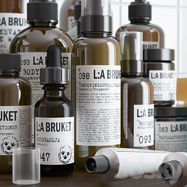 L: A Bruket set 3DS Max Model - thumbnail 2