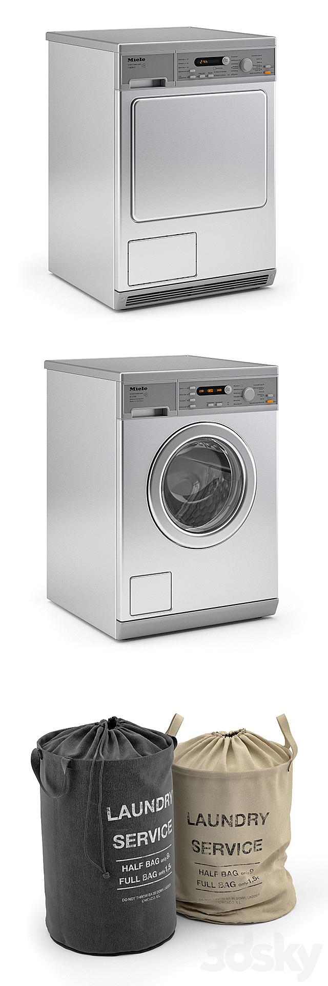 Laundry 3DS Max Model - thumbnail 2