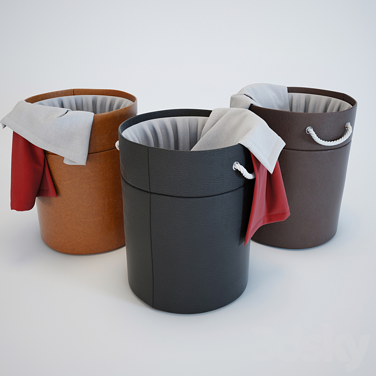 Laundry basket 3DS Max - thumbnail 1