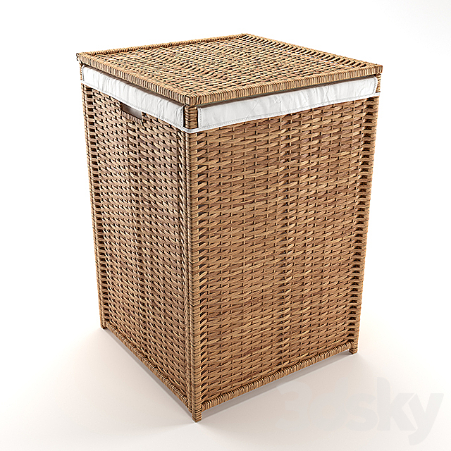 Laundry Basket Branes Ikea 3DS Max Model - thumbnail 2