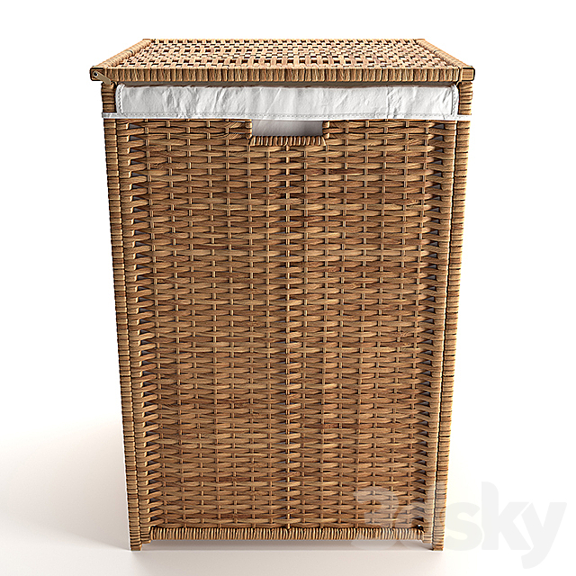 Laundry Basket Branes Ikea 3DS Max Model - thumbnail 3