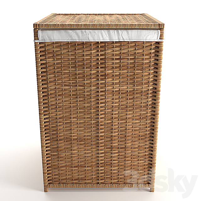 Laundry Basket Branes Ikea 3DS Max Model - thumbnail 4