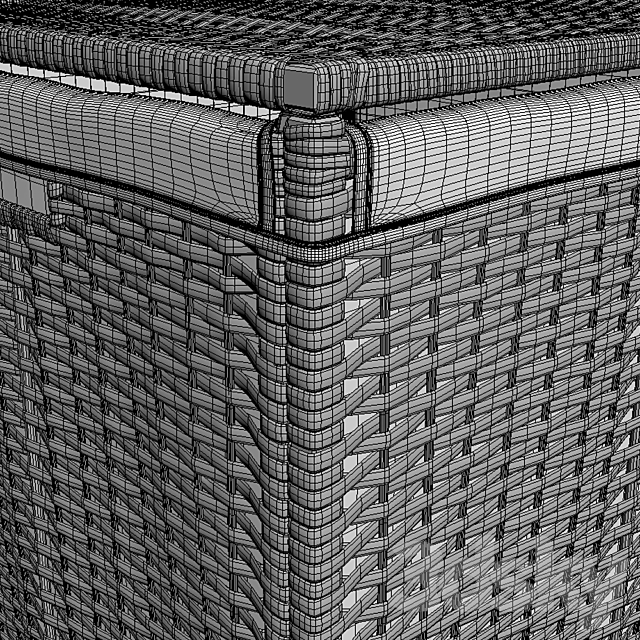 Laundry Basket Branes Ikea 3DS Max Model - thumbnail 5