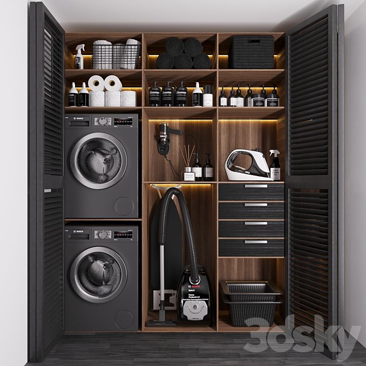 Laundry Room 002 3DS Max - thumbnail 1