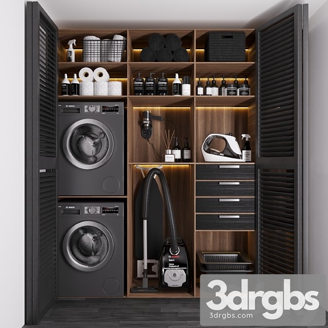 Laundry Room 002 3dsmax Download - thumbnail 1