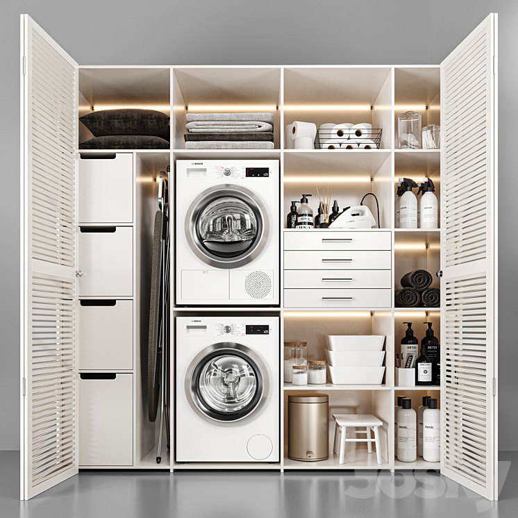 Laundry Room 01 3DS Max - thumbnail 1