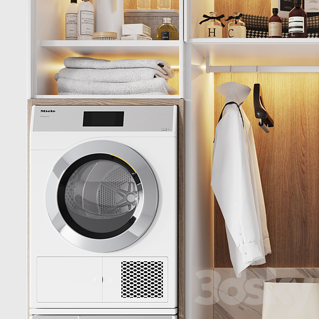 Laundry room 3DS Max Model - thumbnail 2