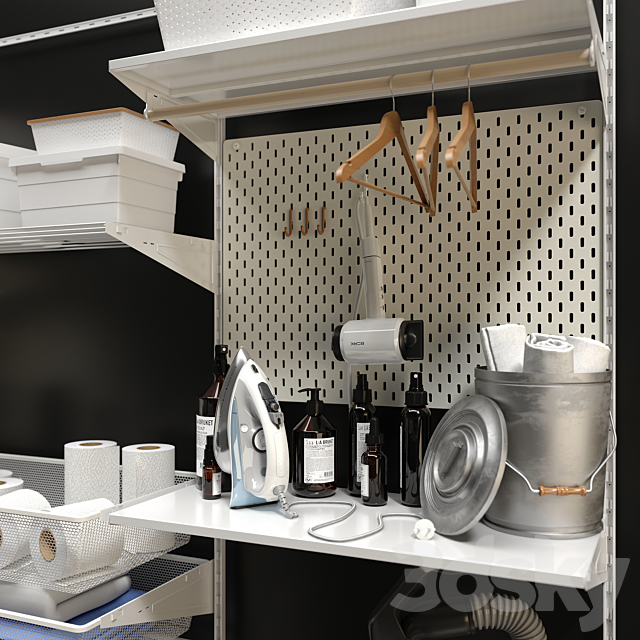 Laundry room IKEA BOAXEL BOAXEL 3DSMax File - thumbnail 2