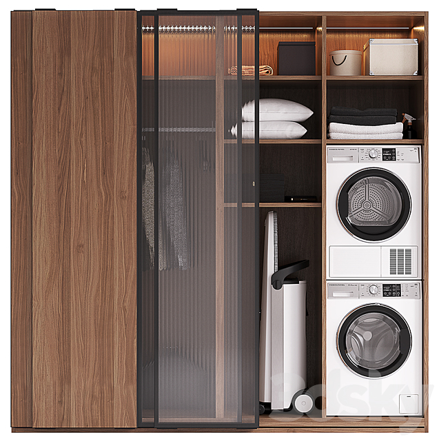 LAUNDRY SET (Fisher Paykel + Miele) 3DSMax File - thumbnail 1