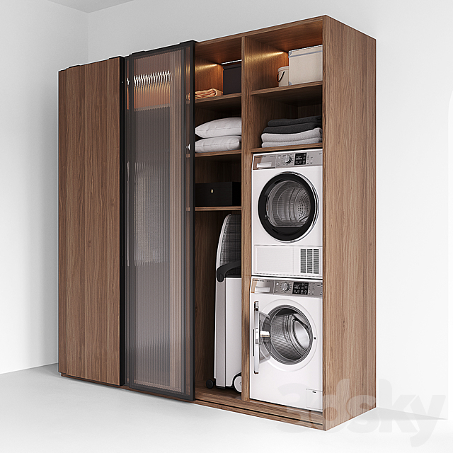 LAUNDRY SET (Fisher Paykel + Miele) 3DSMax File - thumbnail 2