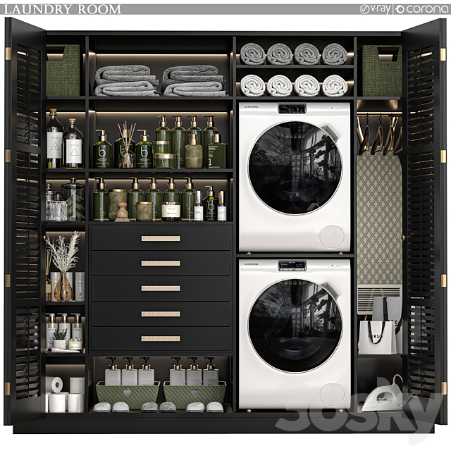 Laundry_Room_06 3DSMax File - thumbnail 1