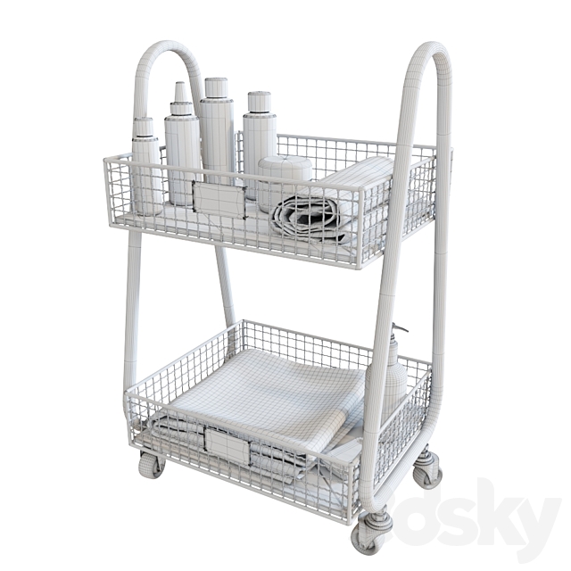 Lewis_Storage_Cart 3DS Max Model - thumbnail 4