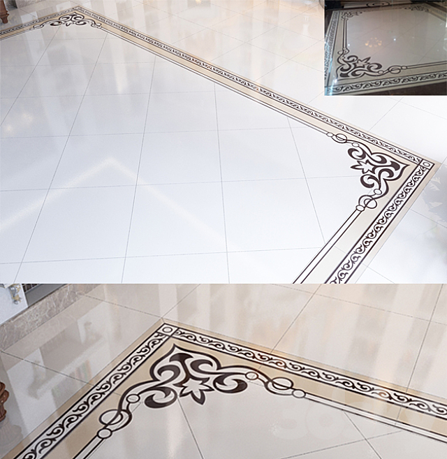 marble floor with decor 3DSMax File - thumbnail 1