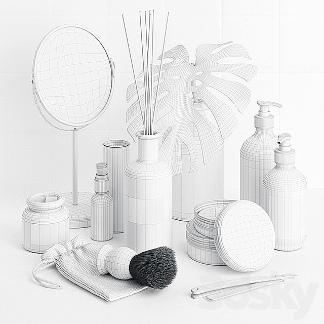 Meraki Shaving Set  3ds Max - thumbnail 3