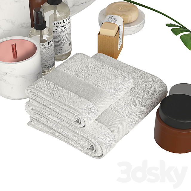 Modern Bathroom Accessories 3ds Max - thumbnail 2