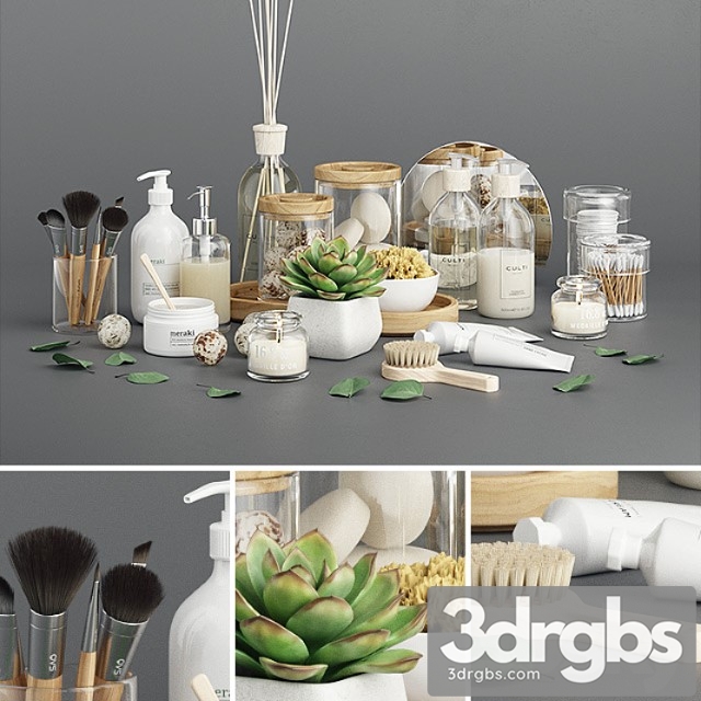 Ola Bathroom Set 3dsmax Download - thumbnail 1