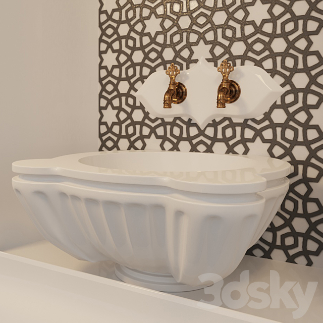 Qurna for hamam 3DS Max Model - thumbnail 2