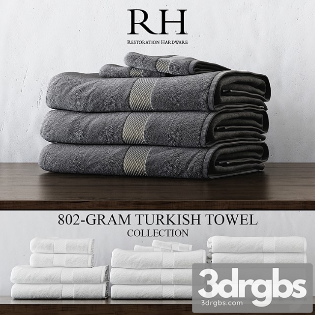 Rh 802 Gram Turkish Towel Collection 3 3dsmax Download - thumbnail 1