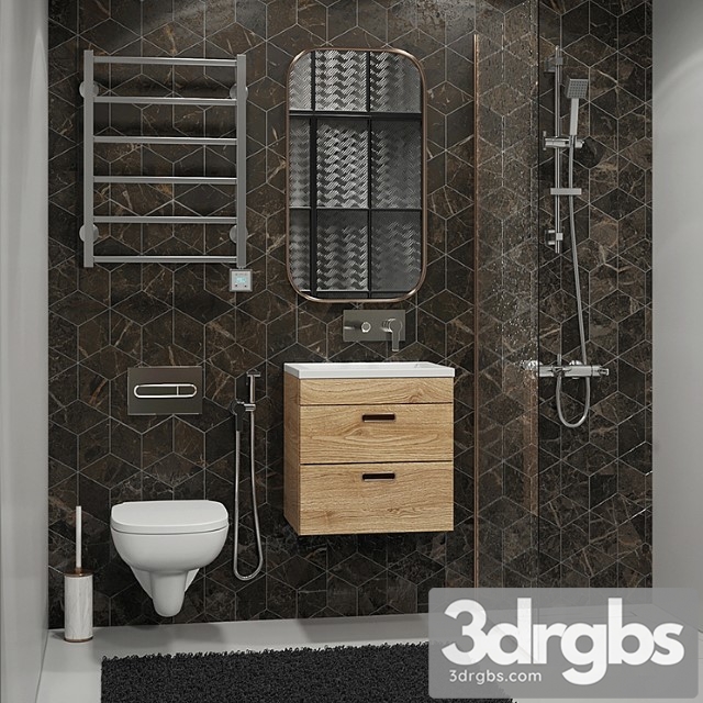 Set Bathroom 7 3dsmax Download - thumbnail 1