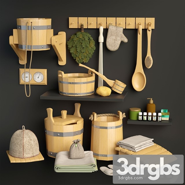 Set For Sauna 3dsmax Download - thumbnail 1