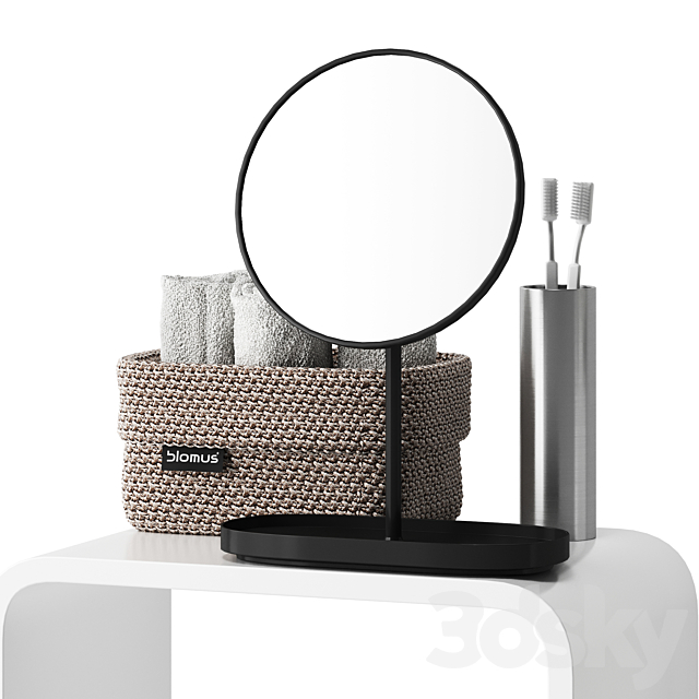 Set of bathroom accessories and decor 2 3ds Max - thumbnail 3