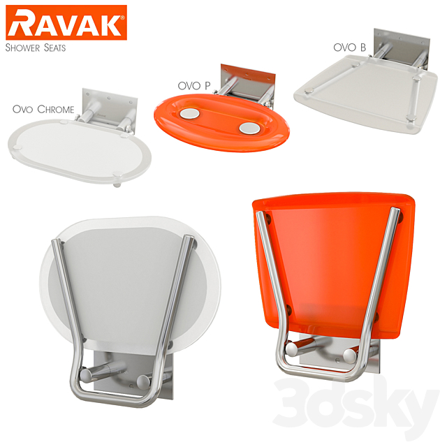 Shower sets Ravak OVO set 04 3DSMax File - thumbnail 1