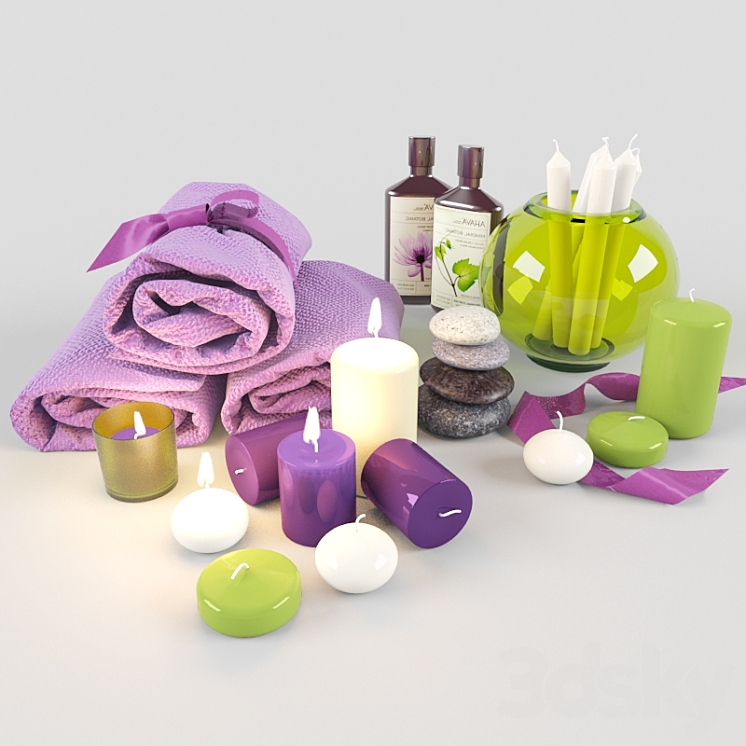 spa set 3DS Max - thumbnail 1