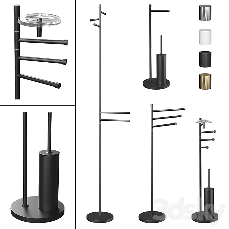 Stand Set BERTOCCI Cinquecento 3DS Max Model - thumbnail 1