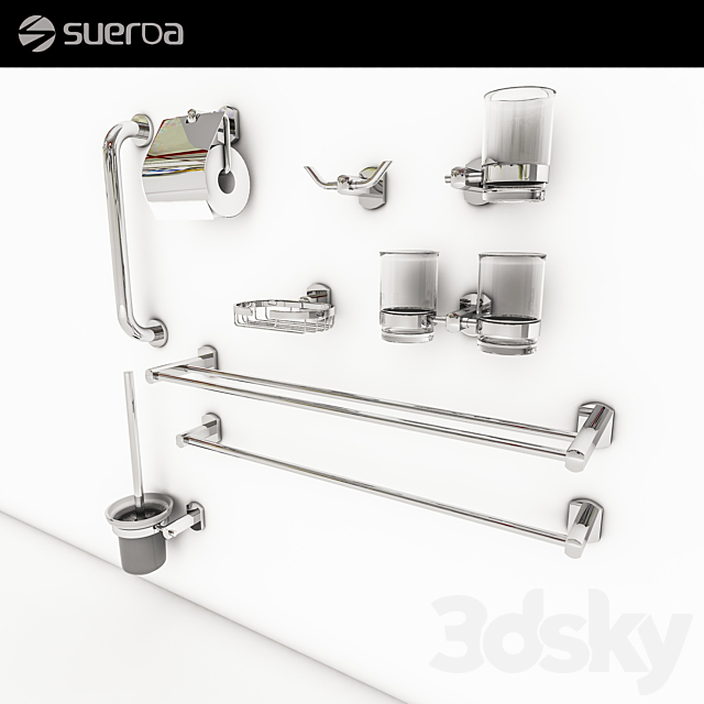 SUERDA Wet Unit Hardware 3DS Max Model - thumbnail 1