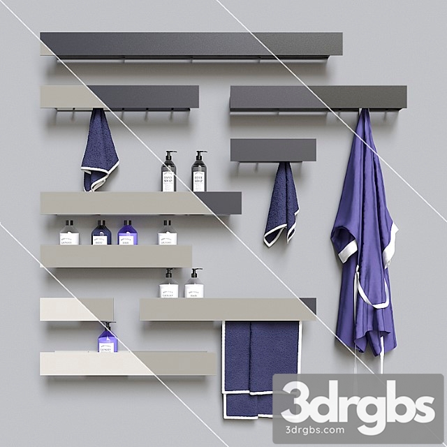 Tezza 2 Shelves 3dsmax Download - thumbnail 1