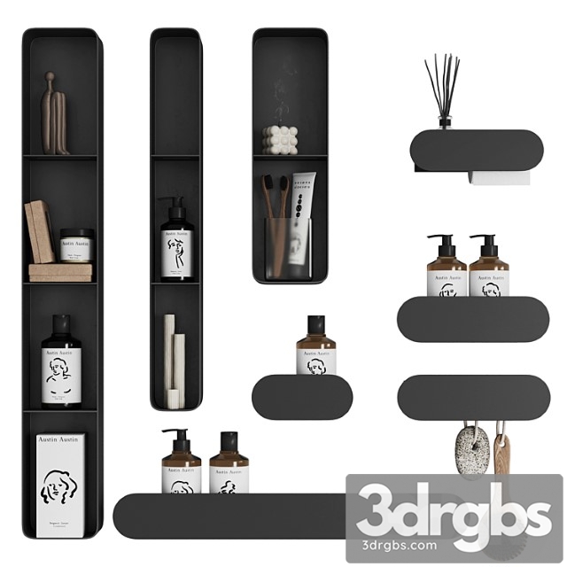 Tezza Bathroom Accessories 3dsmax Download - thumbnail 1