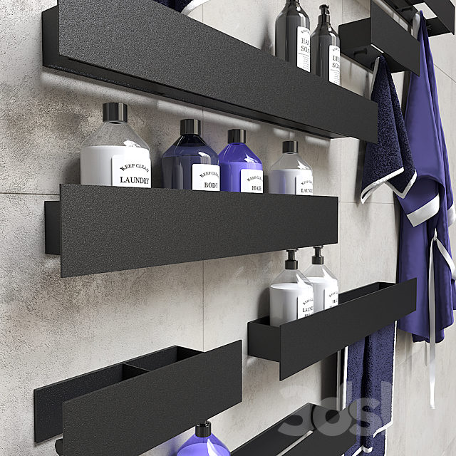 Tezza shelves 3DS Max Model - thumbnail 3