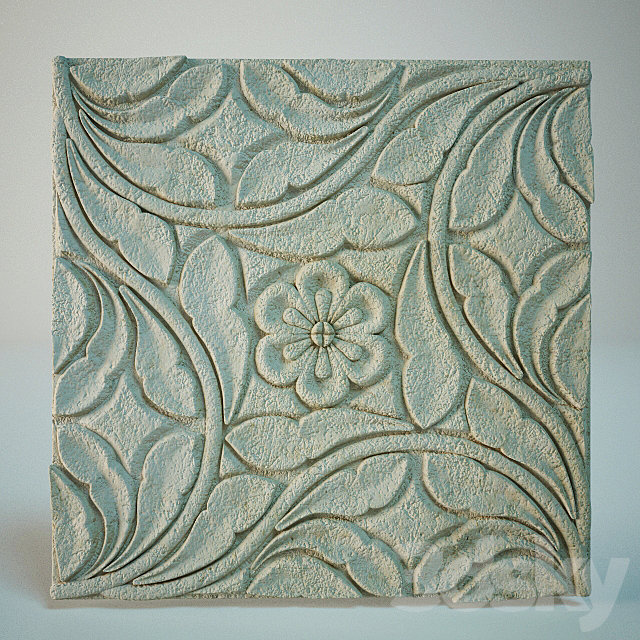 Tile decor 3ds Max - thumbnail 1