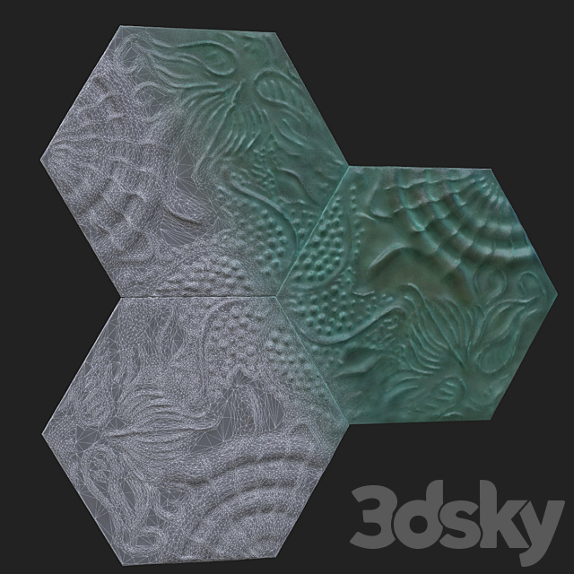 Tile: IVANKA Gaudi 3DS Max Model - thumbnail 2