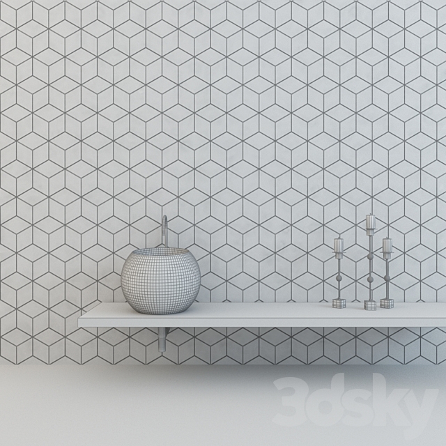 Tile Toscana Tridi from Bestile 3DS Max Model - thumbnail 3