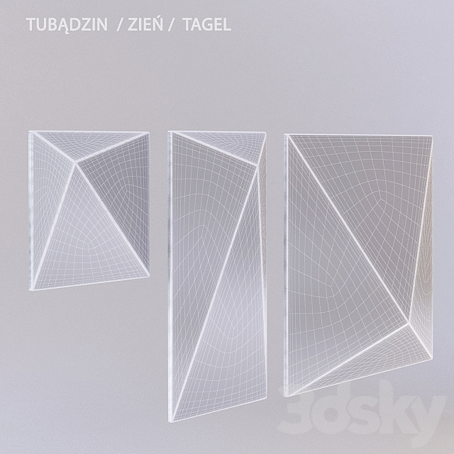 TILE TUBADZIN ZIEN BERLIN TAGEL 3DS Max Model - thumbnail 2