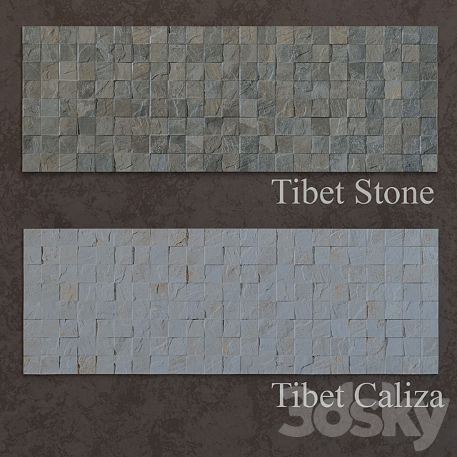Tiles Porcelanosa Tibet – 4 types 3DSMax File - thumbnail 3