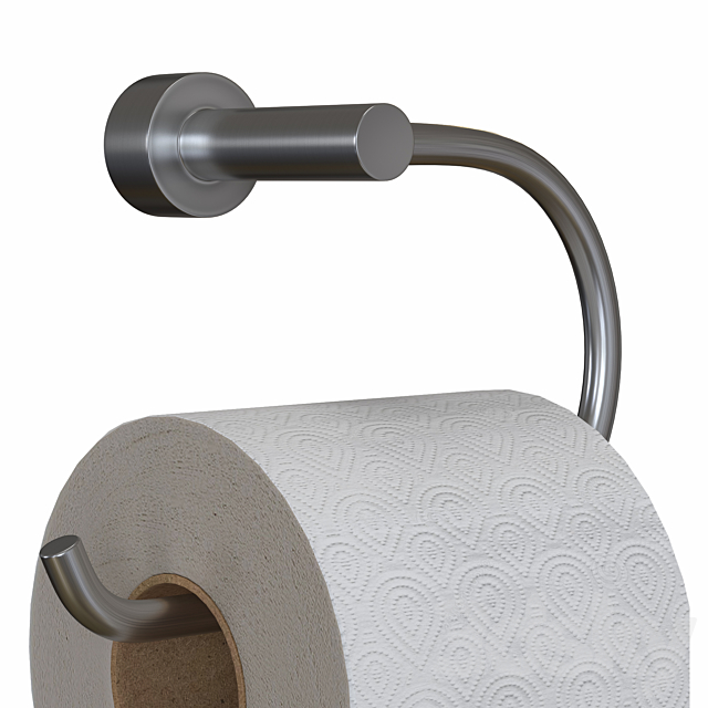 toilet paper 3DS Max Model - thumbnail 3