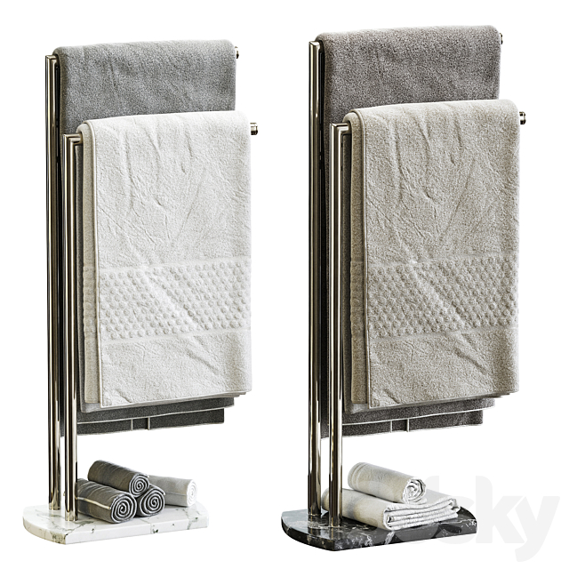 Towel Holder Hanger Showerdrape Octavia 3ds Max - thumbnail 1