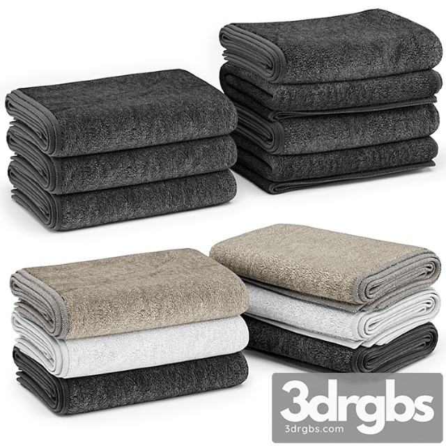 Towels 01 3dsmax Download - thumbnail 1